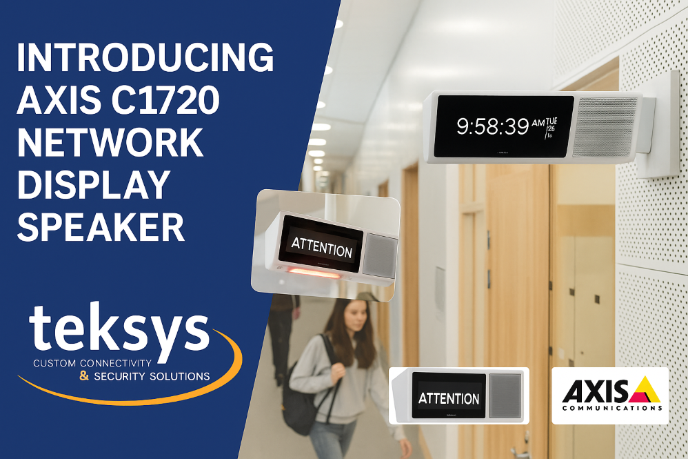 🔊 Smarter Safety for Schools: Introducing the AXIS C1720 Network ...